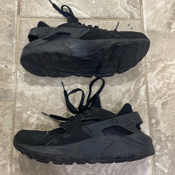 Nike Men’s Air Huarache Black Shoe Sz 8 - Picture 4 of 15